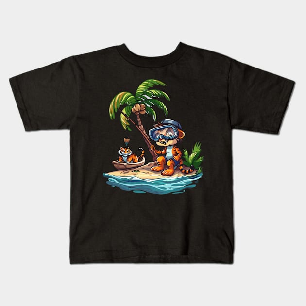 The Philosophical Musings of Calvin and Hobbes Kids T-Shirt by Church Green